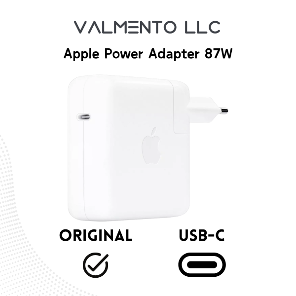 Apple Original USB-C Netzteil 87W MNF82Z/A, A1719 – Polybag Verpackung